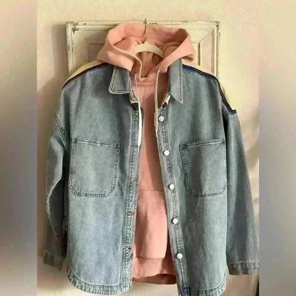 NWT Jacket! Jean jacket! oversized! only couple left! - Picture 6 of 16